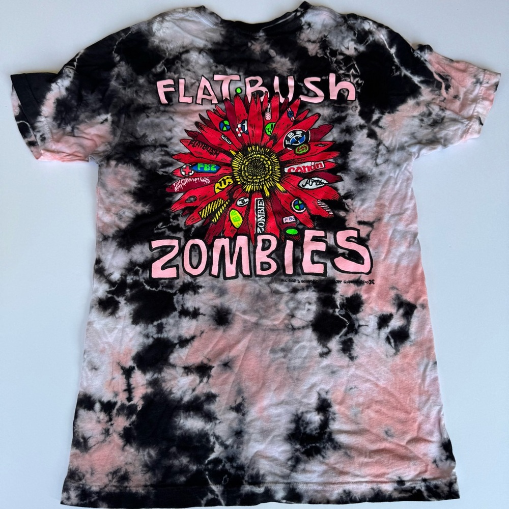 Flatbush Zombies JAH TETSUO Tie Dye T-shirt Medium